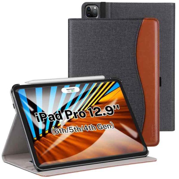 Ztotop iPad Pro 12.9 ケース ビジネス風 iPad Pro 12.9 ケース オ...