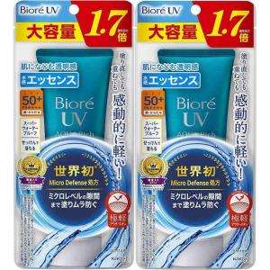 ビオレUV アクアリッチ ウォータリエッセンス 85g 日焼け止め SPF50+/PA++++x2個セット｜good-smiley