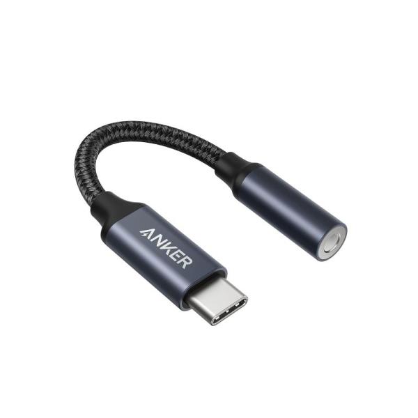 Anker USB-C ＆ 3.5 mm オーディオアダプタ ハイレゾ対応 高耐久 MacBook ...