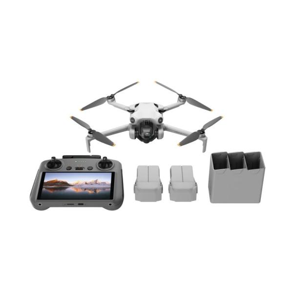 DJI ドローン Mini 4 Pro Fly MoreコンボPlus 飛行時間45分 インテリジェ...