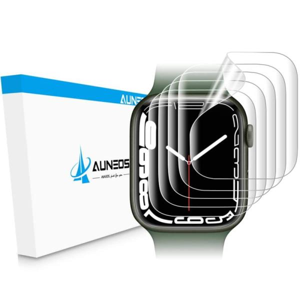 『2021年秋更新モデル』AUNEOS Apple Watch 45mm・44mm フィルム Ser...