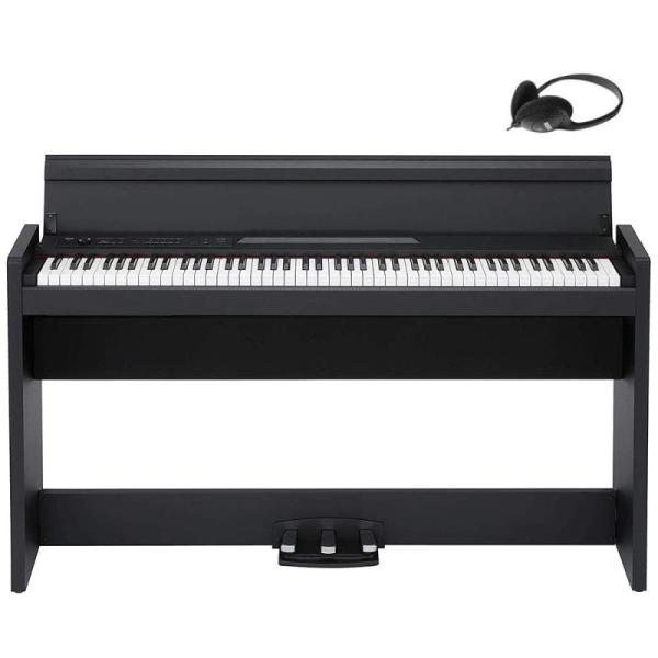 KORG コルグ 電子ピアノ 88鍵盤 LP380 USB ブラック 黒 日本製 温かみを感じる木製...