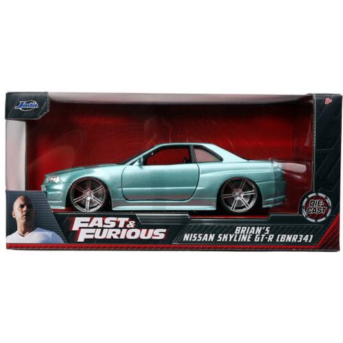 [フィギュアなど][新品]1:24 FF - BRIAN'S NISSAN SKYLINE GT-R...
