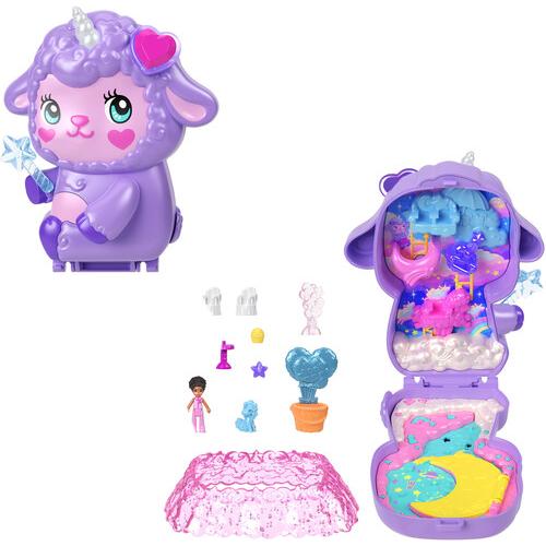[新品]Mattel - Polly Pocket Cozy Dreamland Lamb Comp...