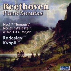 Beethoven/Radoslav Kvapil / Piano Sonatas Nos 10 17 &amp; 21