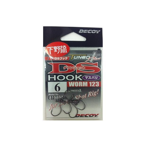 DECOY Worm123 ダウンショットフック マスバリ #6