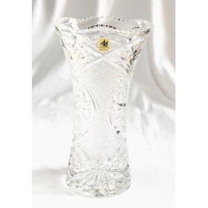 美しいクリスタルの花瓶【新品未使用】(m-27)　【郵パック着払い】発送