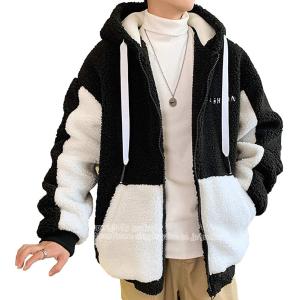 ジャケット メンズ 裏起毛 ボアジャケット ボアブルゾン