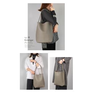 バケツバッグ ショルダー 革 レザー 2way...の詳細画像5
