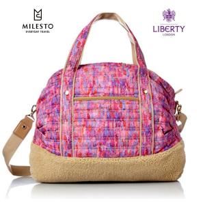 ミレスト MILESTO Sweet escape リバティプリント ショルダー ボストン