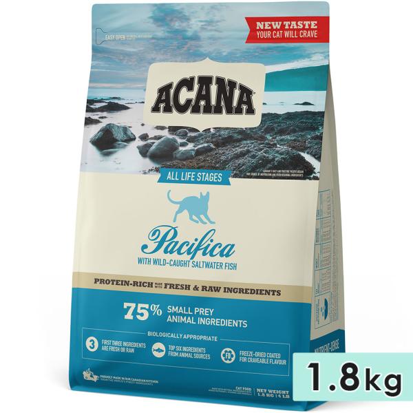 ACANA アカナ パシフィカキャット 1.8kg 成猫用 高齢猫用 シニア猫用 子猫用 全猫種用 ...