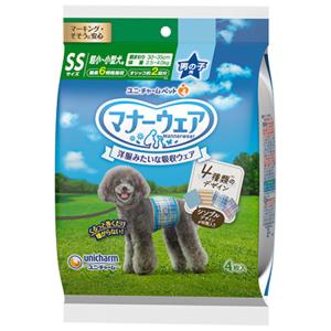 ユニ・チャームペット マナーウェア 男の子用 Lサイズ 4種のデザイン