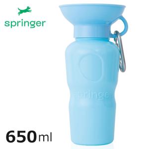 ペット用 水筒 オートペットマグ 650ml クールグレー 給水ボトル 皿