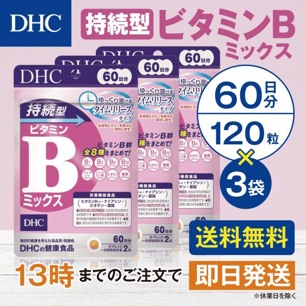 DHC 持続型ビタミンB 60日 3個セット