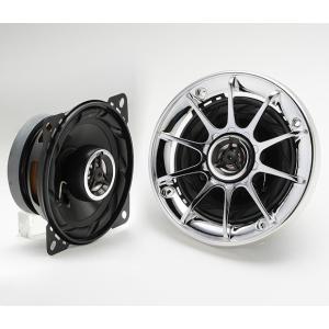 スピーカー バイク メッキグリル スピーカー 防水 オーディオ