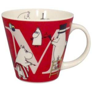 MOOMIN ムーミン イニシャルマグ（Ｍ） MM630-11M 〇ギフト マグカップ 贈り物 かわいい オシャレ 日本製 おしゃれ プレゼント 結婚祝い 誕生日 御祝 内祝 耐