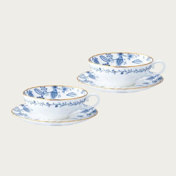 Noritake（ノリタケ）ブルーソレンティーノ ティーカップ＆ソーサー4562L/P58043A