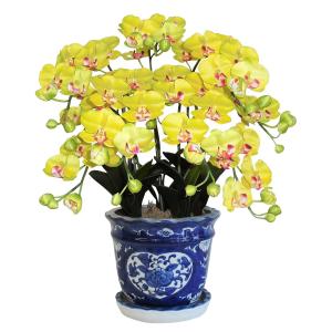 造花の胡蝶蘭 トラッド鉢植『 S(普通)サイズ-...の商品画像