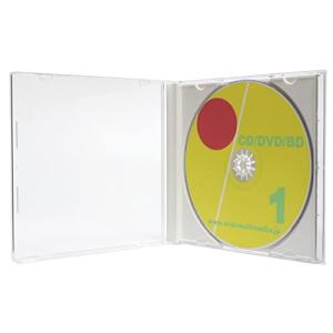 オーバルマルチメディア 日本製10mm厚ジュエルケース ホワイト3個 アマゾン配送