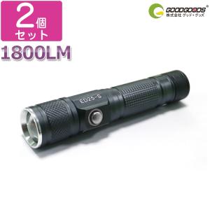 グッドグッズ LED懐中電灯 ED25-S ×2個の商品画像