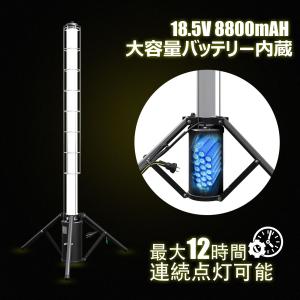 100W LED投光器 充電式 AC電源 10...の詳細画像5
