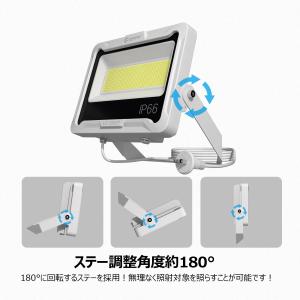 LED投光器 プラグ付き 100W 17000...の詳細画像5