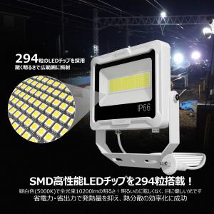 LED投光器 プラグ付き 60W 10200l...の詳細画像2
