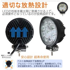 グッドグッズ 27W LED作業灯 24V 1...の詳細画像3