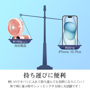 1,299円割引き ハンディファン 充電式 首...の詳細画像4