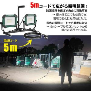 投光器 LED 屋外 防水 100W 1000...の詳細画像3