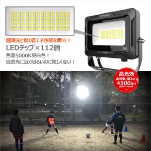 二個セット LED投光器 30W 4500LM...の詳細画像3