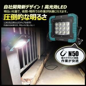 マキタ社バッテリー対応 LED投光器 バッテリ...の詳細画像2
