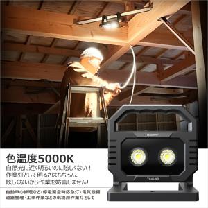 充電式 LED投光器 40W 3000LM マ...の詳細画像3