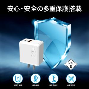 GOODGOODS ACアダプター 急速充電対...の詳細画像5