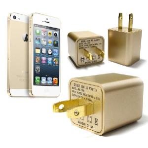 USB ACアダプター 家庭用コンセント 2ポート搭載 充電器 変換アダプター