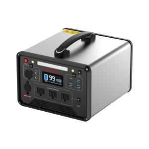 GOODGOODS ポータブル電源 大容量 1000W 1280Wh キャンプ アウトドア  蓄電池 家庭用発電機 AC/DC/USB出力 車中泊 純正弦波 防災 地震 SPI-1280P