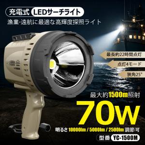 サーチライト 作業灯 1500m遠距離照射 10...の商品画像