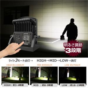 SALE LED投光器 充電式 明るい 釣り ...の詳細画像3