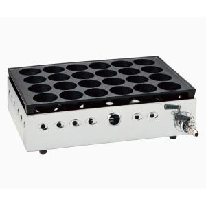 山岡金属工業 ヤマキン ジャンボたこ焼器 大玉 24穴 Y-20B ※ガス種のご