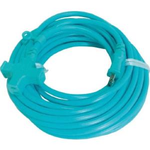 フジマック CEコード 十字タップ延長コード 5m CE-1505-B ブルー 屋内用 15A VCT1.25 2芯 十字タップ3つ口 CE-1505B FUJIMAC _