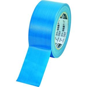 TRUSCO CNT-5025-B カラー布粘着テープ 幅50mm長さ25m ブルー CNT5025B