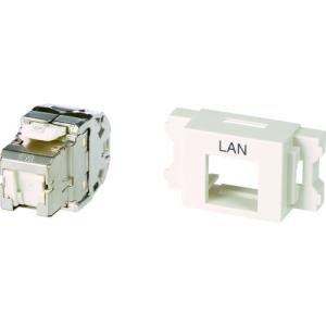 コーニング　Ｃａｔ６Ａ　ＲＪ４５モジュラージャック＋ＪＩＳプレート用アダプタセット