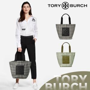 トリーバーチ トートバッグ TORY BURCH パイパー ギンガム スモール スクエア トート レディースバッグ TB2419083