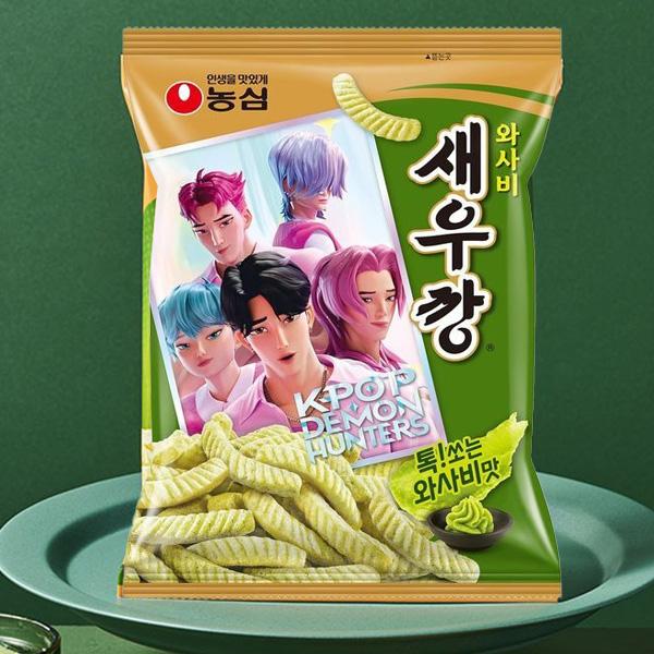 [農心] わさびセウカン わさびえびせん / 70g デモンハンターパッケージ Demon Hunt...