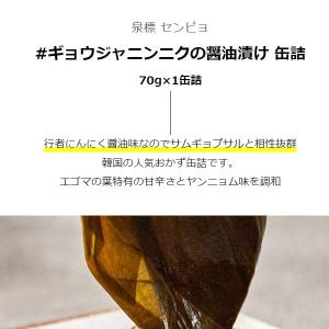 [センピョ] ギョウジャニンニクの醤油漬け 缶...の詳細画像1