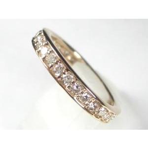 フルエタニティリング 大粒1ct 天然ダイヤ 18金ピンクゴールド 18金