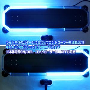 COB LED搭載車載用パトランプ 青色発光 ...の詳細画像2