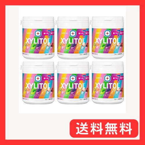 ロッテ キシリトールガム 7種アソートボトル 133g×6個