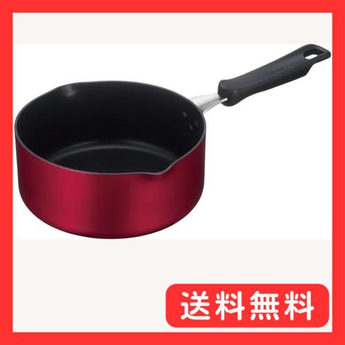サーモス デュラブルシリーズ 片手鍋 クックパン 18cm レッド IH対応 KNA-018S R