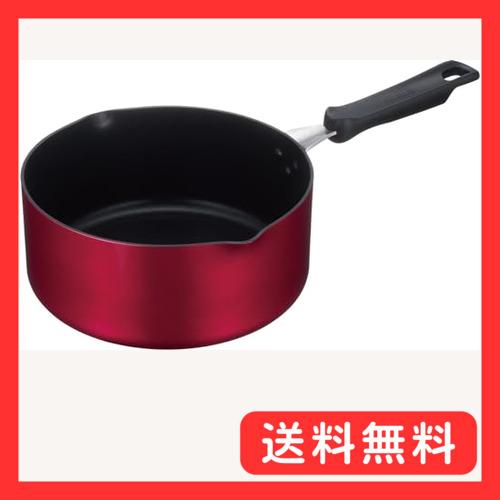 サーモス デュラブルシリーズ 片手鍋 クックパン 20cm レッド IH対応 KNA-020S R